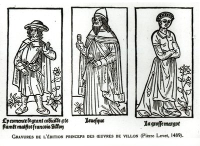 Francois Villon (1431-63) Bisschop Thibaud d